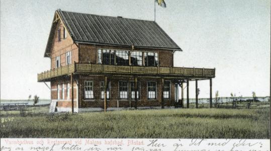 Malens varmbadhus och restaurang 1903